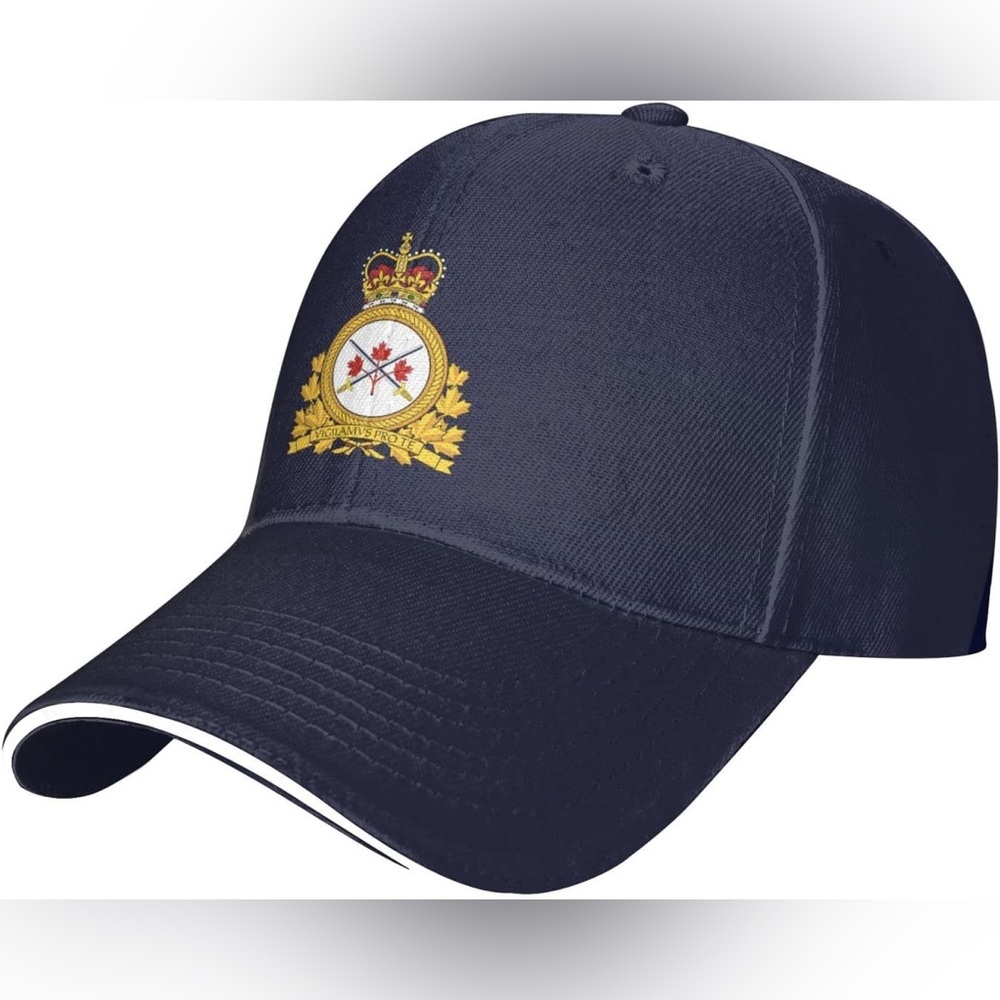 Canadian Military Army Canada Logo Adjustable Unisex Baseball Cap Navy Hat